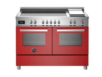Bertazzoni PRO125I2EROT 120cm Professional Induction Range Cooker - Rosso