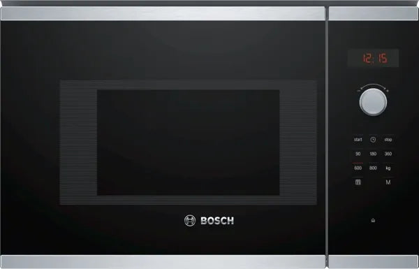 Bosch BFL523MS0B Series 4 Built-In 800W Microwave - Stainless Steel