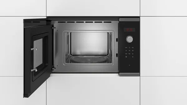 Bosch BFL523MS0B Series 4 Built-In 800W Microwave - Stainless Steel