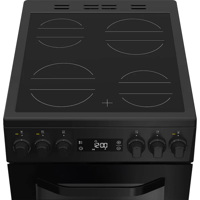 Hotpoint HDE5VDCB 50cm Electric Ceramic Cooker - Black