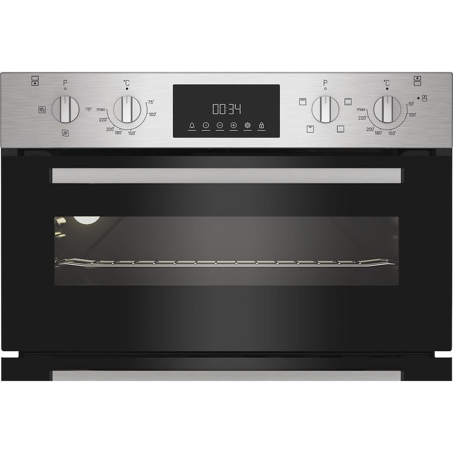 Indesit DUI10DIX built-under double oven - Stainless Steel