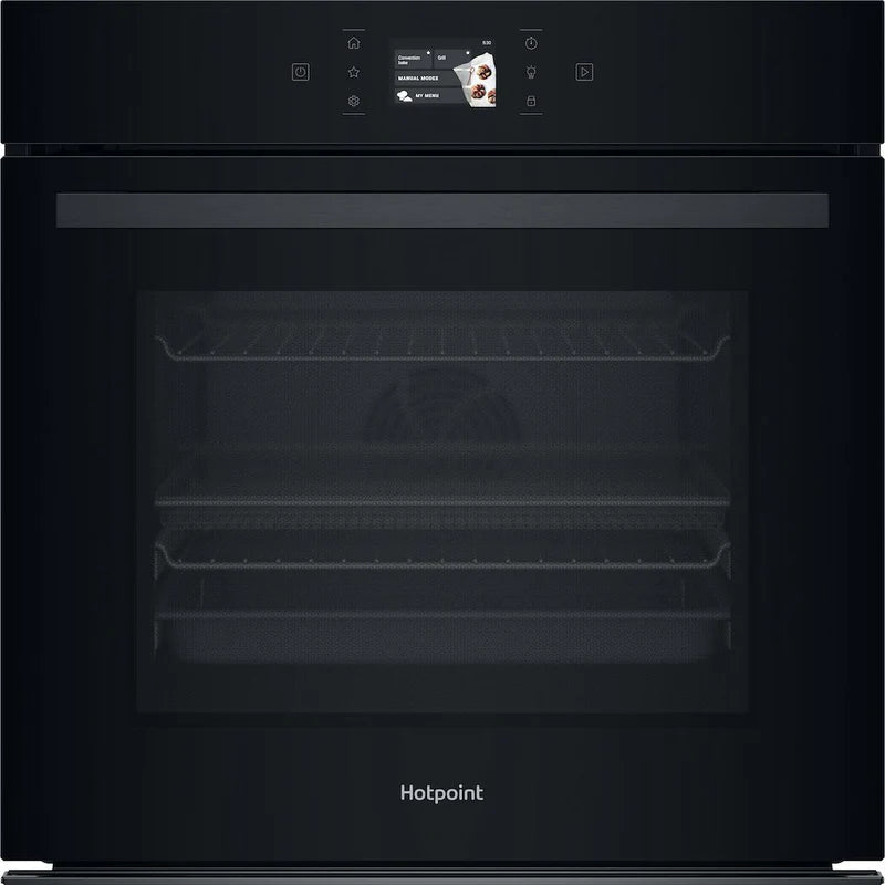 Hotpoint HOI98PT2SBUK Class 9 Dual Clean My Menu Single Oven - Black