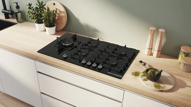 Bosch PPM9A6I40 Series 6 90cm Tempered Glass Gas Hob