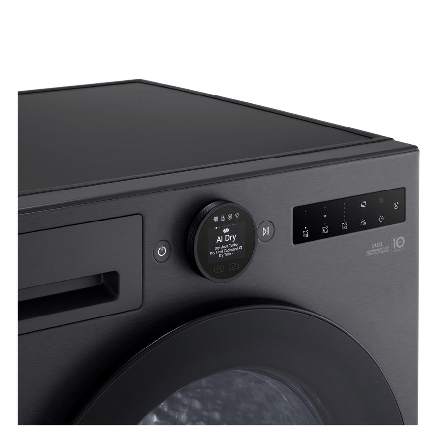 LG RHX7009TBB 9kg Dual Inverter™ Heat Pump Dryer - Black