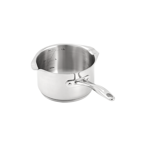 Stellar S705D Profile 16cm Draining Saucepan with Glass Lid