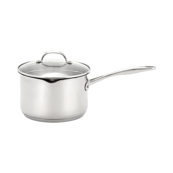 Stellar S706D Profile 18cm Draining Saucepan with Glass Lid