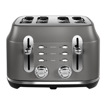 Rangemaster traditional 4 slice grey toaster