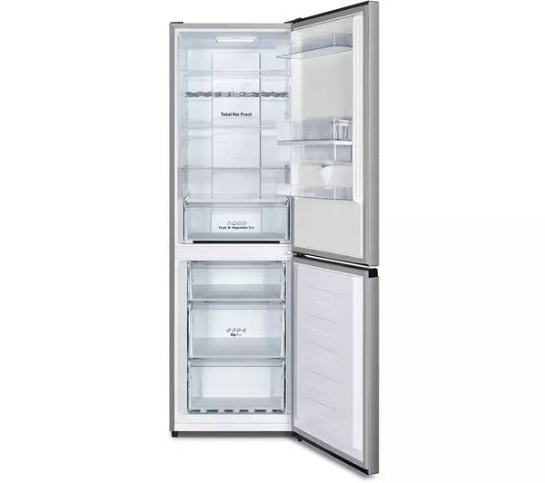 HISENSE RB395N4WCE 60/40 Total No Frost Fridge Freezer - Stainless Steel