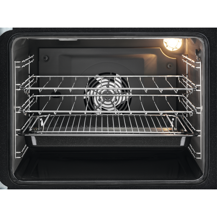 Zanussi ZCV46250XA 55cm Electric Cooker with Ceramic Hob - Steel