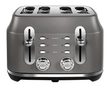 Rangemaster 4 slice toaster in grey