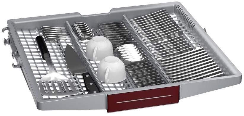 Neff N70 S187ZCX43G Zeolith® Fully Integrated Dishwasher - Flex cutlery rack
