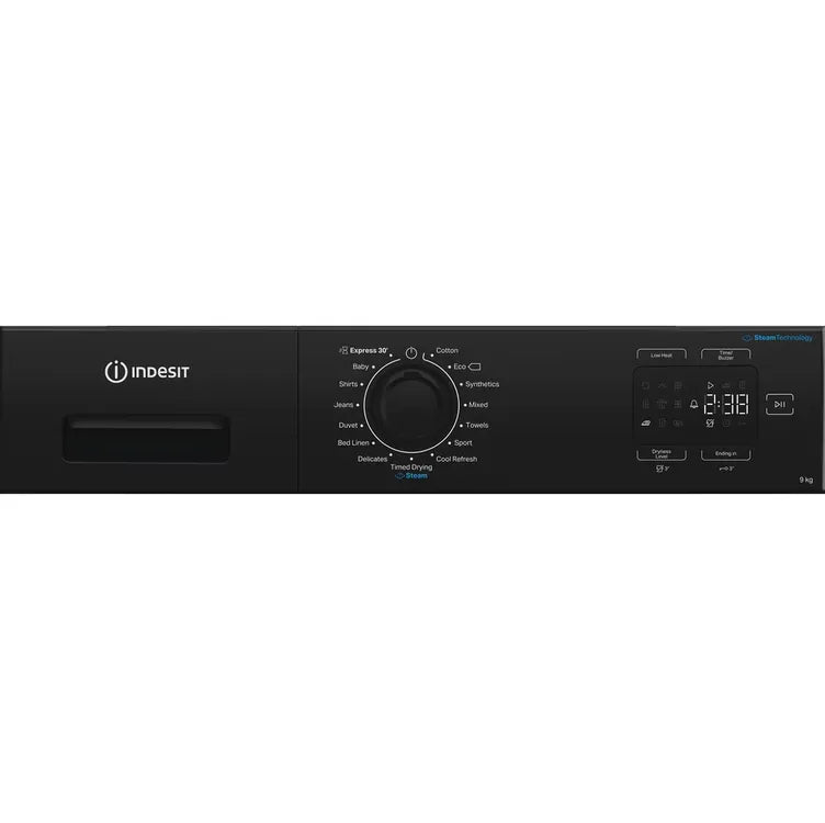 Indesit C YD 92D BB UK 9kg Heat Pump Tumble Dryer - Black