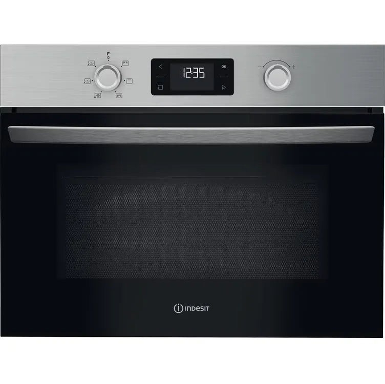 Indesit IP252RXUK Built-in Combination Microwave Oven - Stainless steel