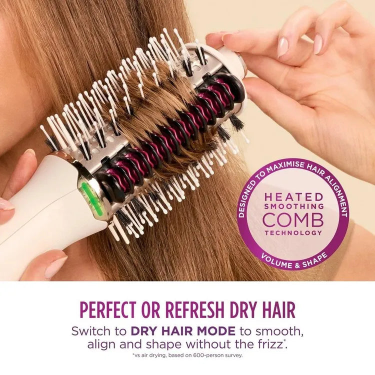 Shark HT212UK SmoothStyle Heated Brush & Smoothing Comb with Storage Bag