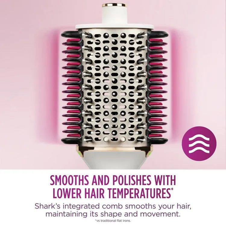 Shark HT212UK SmoothStyle Heated Brush & Smoothing Comb with Storage Bag