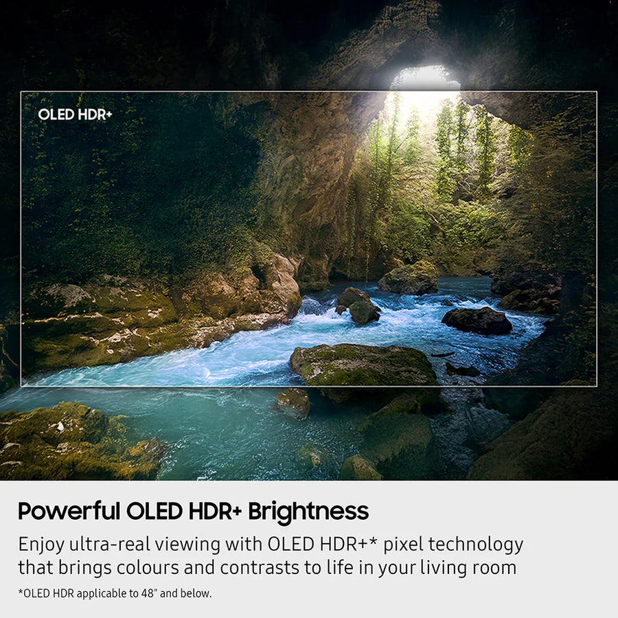 Samsung QE77S90FA 77'' 4K UHD HDR OLED TV with Bixby & Alexa [Free 5-year guarantee upon redemption]