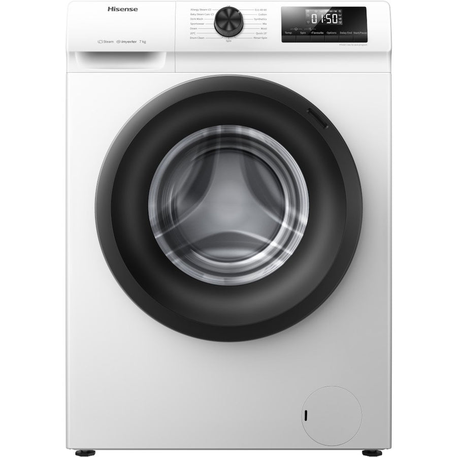 Hisense WFQP7012EVM 7kg 1200rpm Washing Machine - White