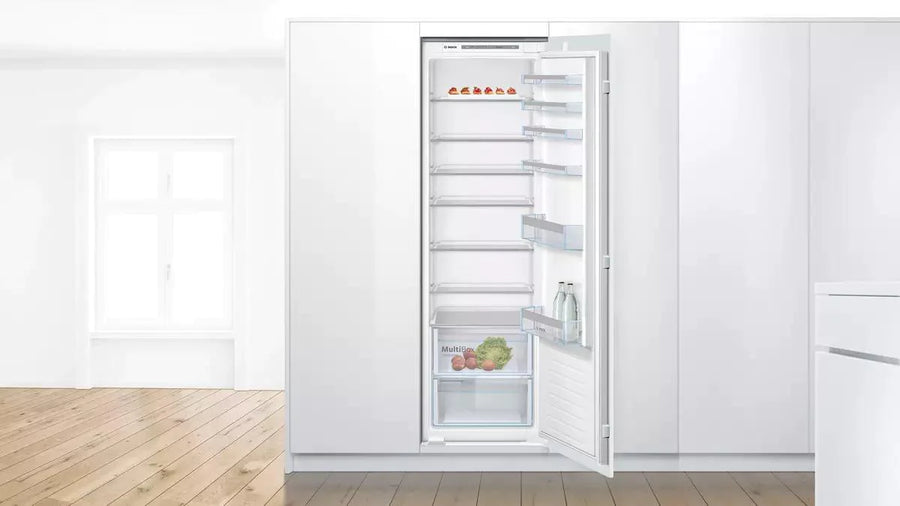 Bosch integrated tall larder fridge with 5 year guarantee