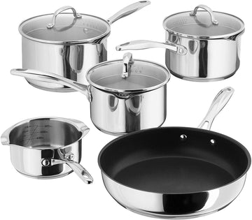 Stellar 5 Piece Saucepan w/frying pan Set - Basil Knipe Electrics