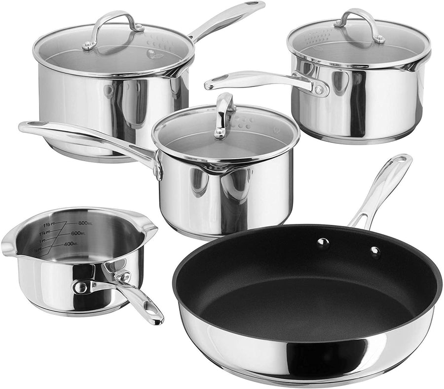 Stellar 5 Piece Saucepan w/frying pan Set - Basil Knipe Electrics