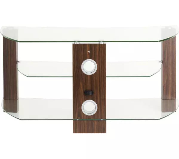 TTAP Vision Curve 1200mm TV stand - Walnut [TVs up to 60'']
