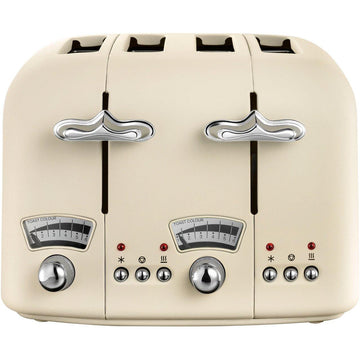 Delonghi Argento 4 Slice Toaster in Cream - Basil Knipe Electrics