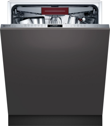 Neff N70 S187ZCX43G Zeolith® Fully Integrated Dishwasher - Flex cutlery rack