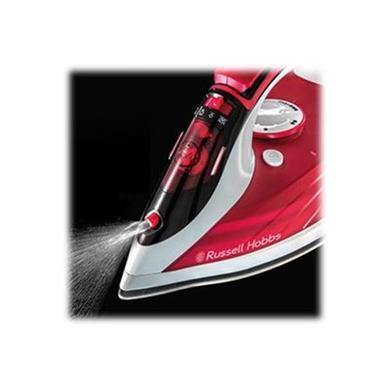 Russell Hobbs 23990 2600W Ultra Steam Pro Iron - Red - Basil Knipe Electrics