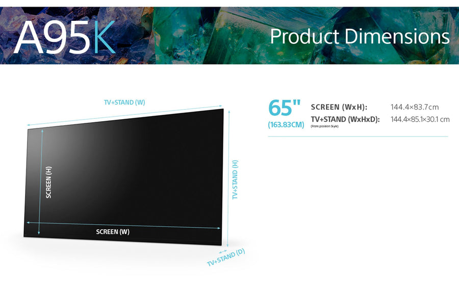 SONY XR65A95KU QUANTUM DOT OLED TV 2022