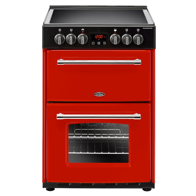 Belling Farmhouse FH60EHJA 60cm Electric Ceramic Cooker-Hot Jalapeno [last one]