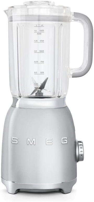 Smeg BLF01SVUK 800W Retro Silver 1.5L Blender