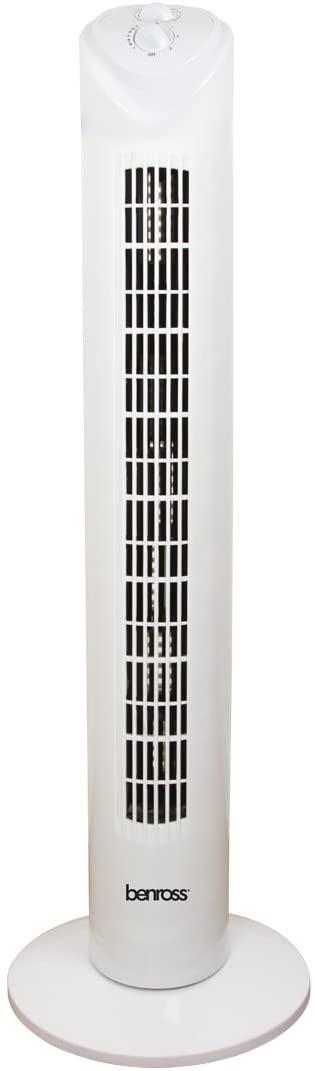 BENROSS BNR43940 - 29 INCH WHITE 3 SPEED TOWER FAN