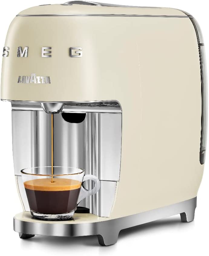 Lavazza by smeg cream nespresso coffee machine 