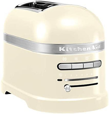 KitchenAid 5KMT2204BAC Artisan 2 Slice Toaster Almond Cream - Basil Knipe Electrics