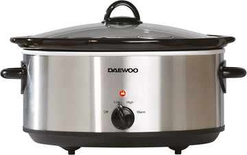Daewoo SDA1788 Stainless Steel Slow Cooker