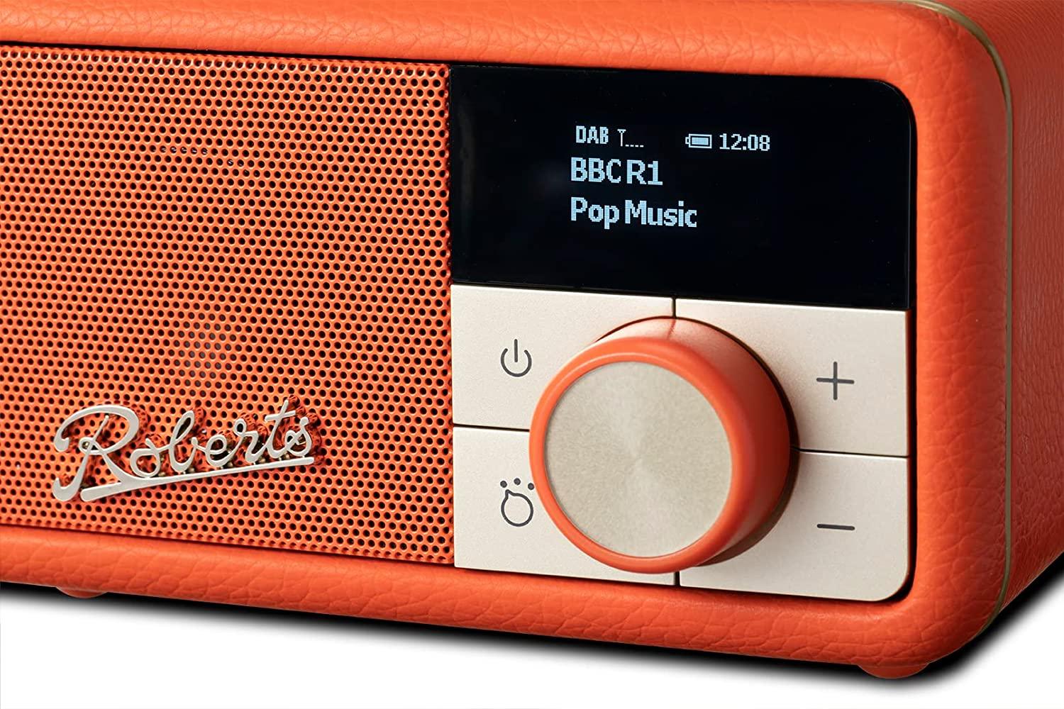 Roberts Revival Petite Portable Radio - Orange – Basil Knipe Electrics