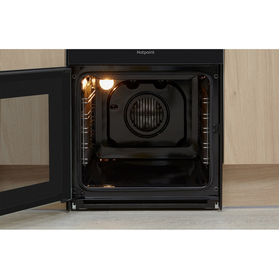Hotpoint HD5V93CCB/UK 50cm Double Electric cooker - Black