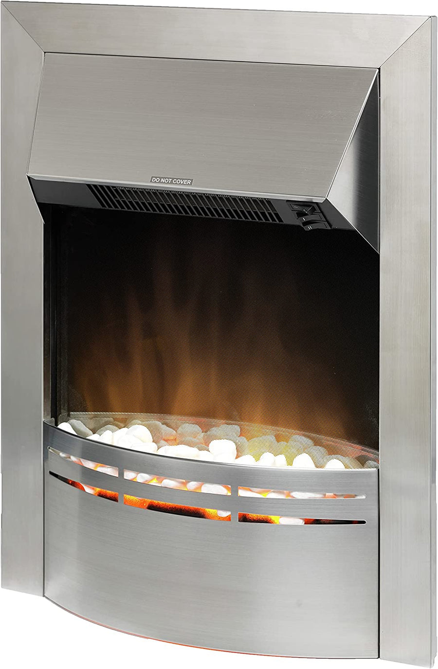 Dimplex DKT20S Dakota Optiflame Electric Fire - Stainless Steel