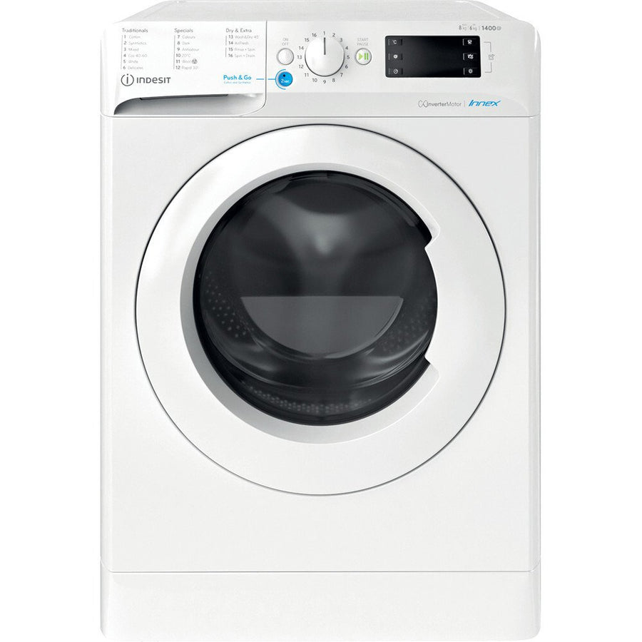 Indesit BDE86436XWUK 8kg/6kg 1400rpm Washer Dryer - White