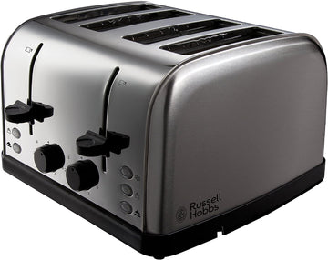 Russell Hobbs 18790 4 Slice Toaster Stainless Steel - Basil Knipe Electrics