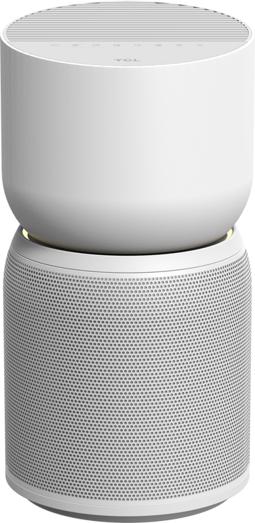 TCL Breeva A3 Series, A3WWK, Smart HEPA Air Purifier With UV-C Sterilization, Wi-Fi & Voice Control, 32 m² rooms