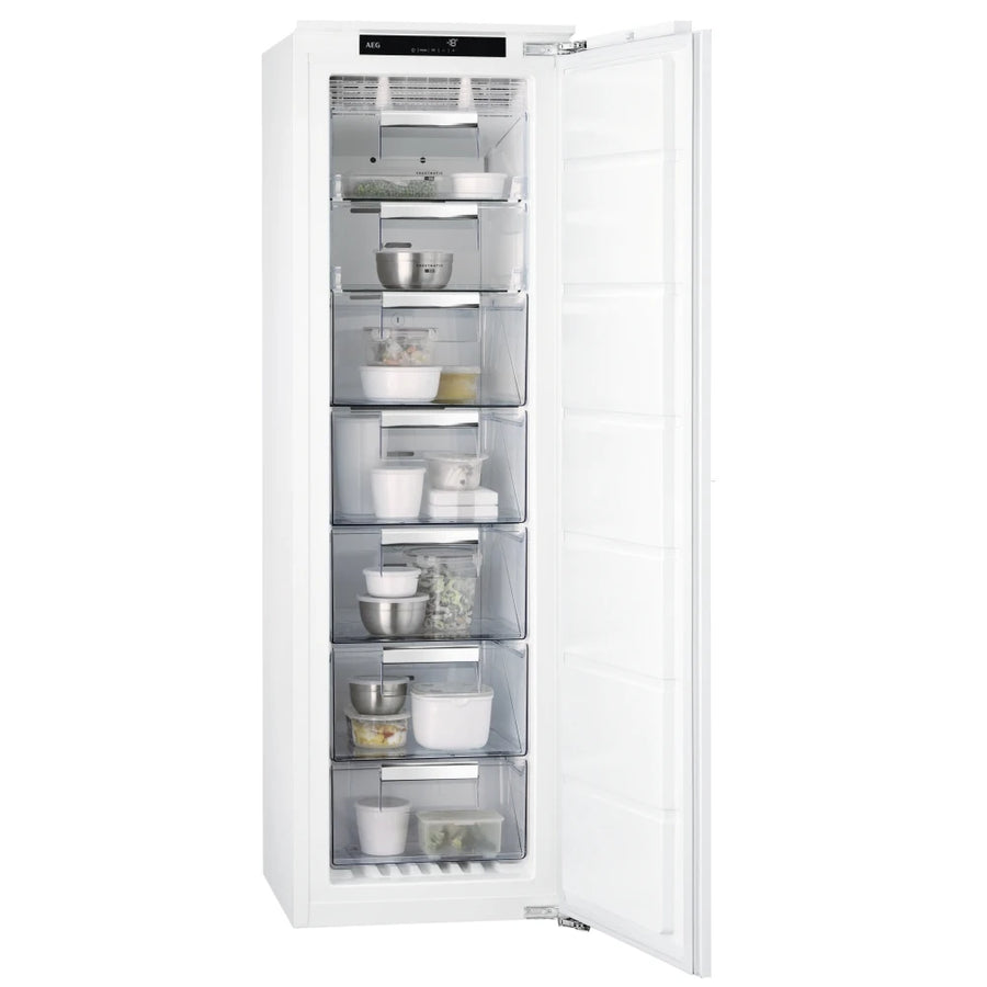 AEG ABK818E6NC integrated tall no frost freezer 