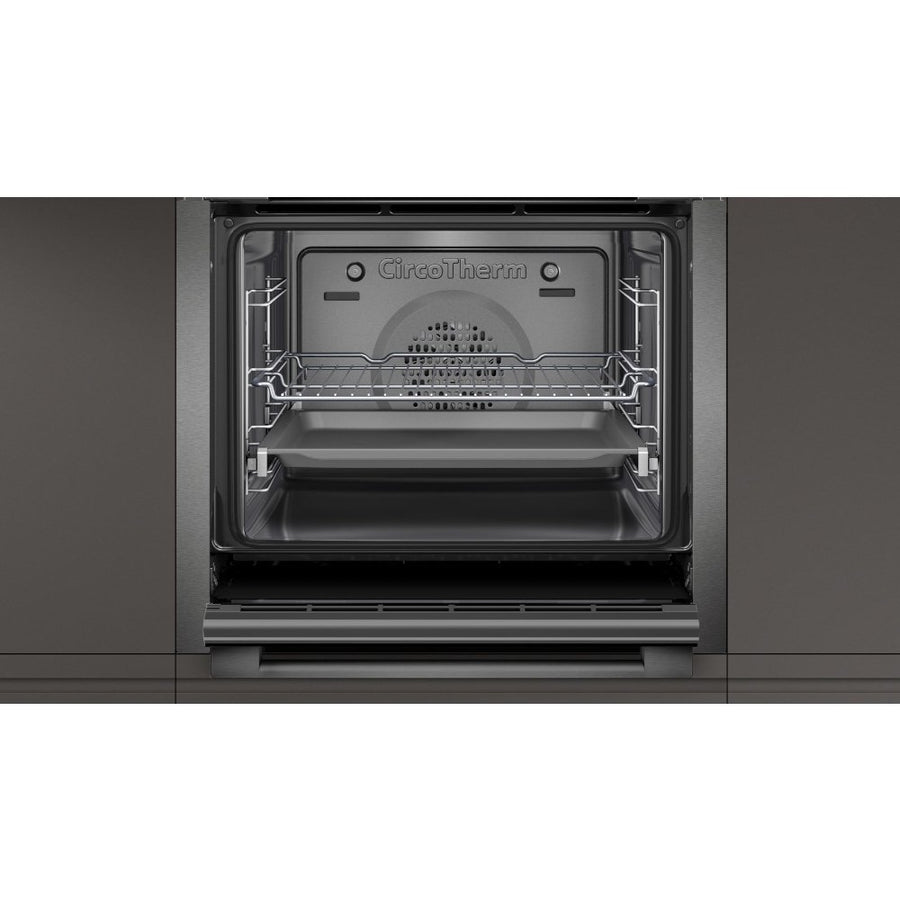 Neff N50 B3ACE4HG0B CircoTherm single oven in graphite