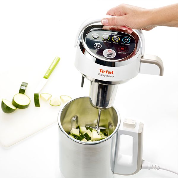 TEFAL Easy Soup BL841140 Soup & Smoothie Maker In Stainless Steel & White