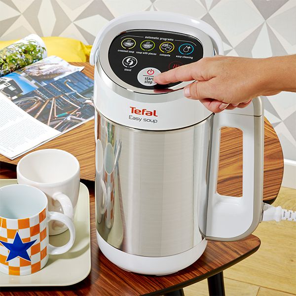 TEFAL Easy Soup BL841140 Soup & Smoothie Maker In Stainless Steel & White