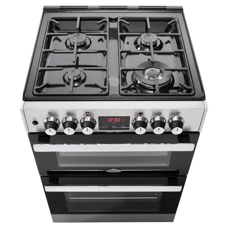 Belling Cookcentre 60DFSS 60cm Dual Fuel Cooker in Stainless Steel [last one]