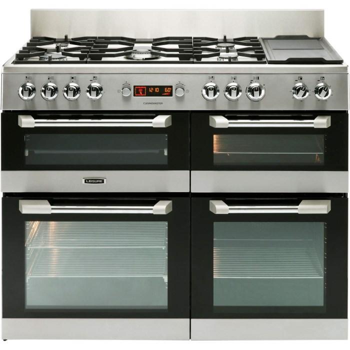 LEISURE Cuisinemaster CS110F722X Dual Fuel Range Cooker in Stainless Steel - £1229 - After £200 Cashback from Leisure - £1029 (T&C Apply)