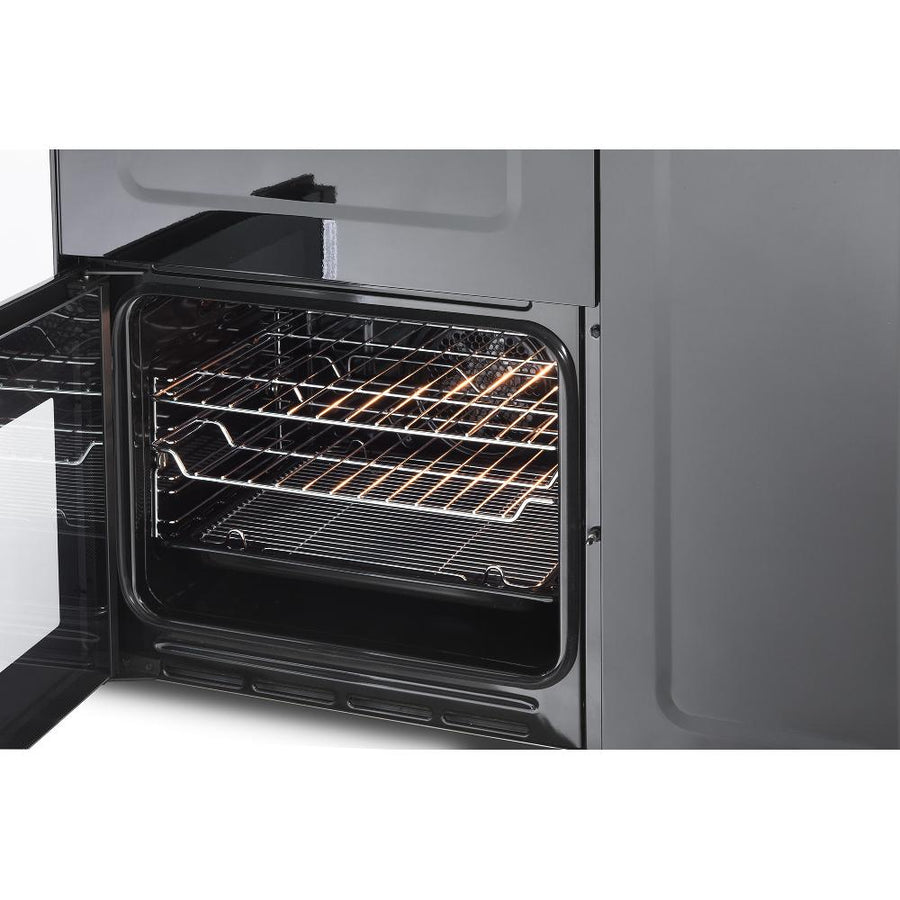 De'Longhi D3VR908DFBL 90CM Vintage range cooker in black 