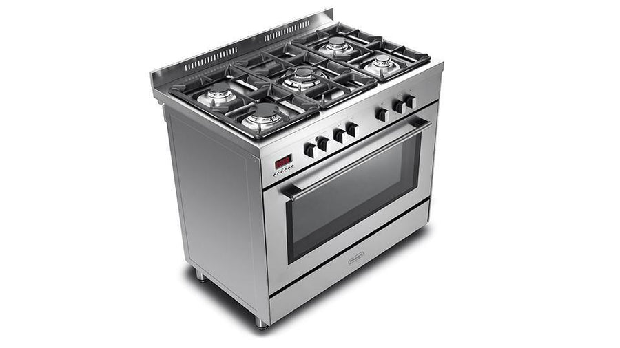 De'Longhi DSR 917-DF/M 90cm Dual Fuel Range Cooker - Basil Knipe Electrics