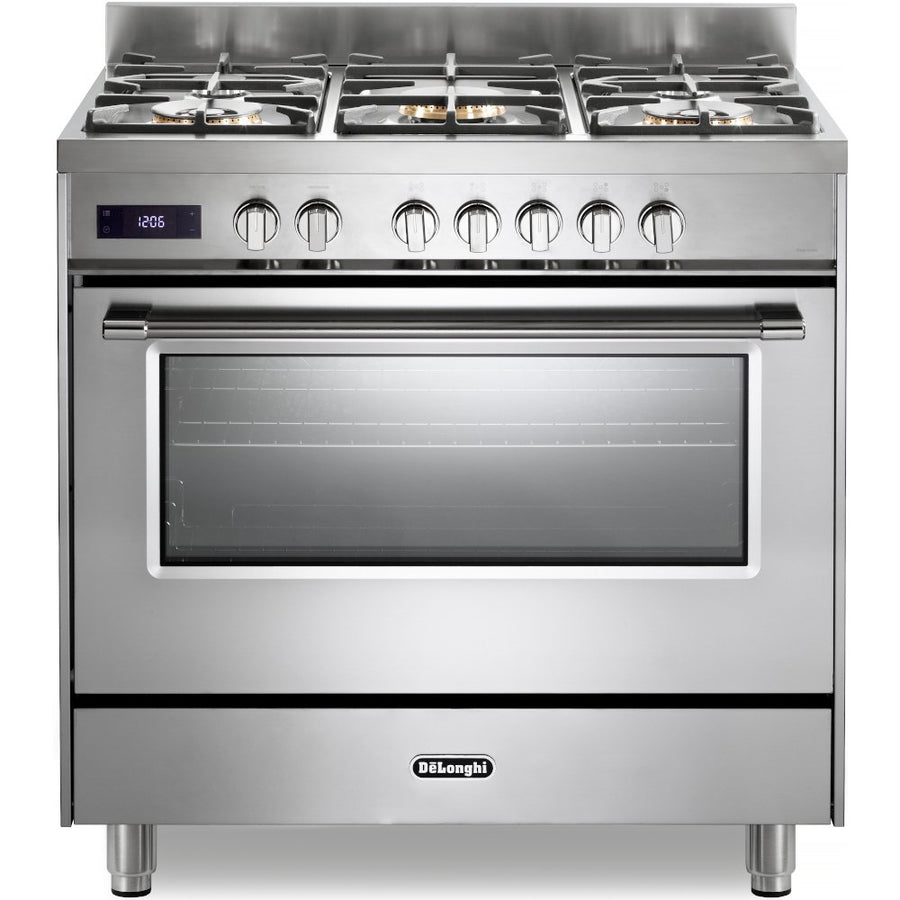 De'Longhi DSR927-DF/X 90cm Twin Fan Dual Fuel Range Cooker